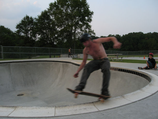 Kent from Little Rock, Arkansas with a nice, long 5-0 frontside